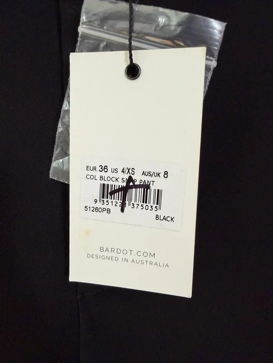 Bardot - Black Side Stripe Snap Pants - Picture 4 of 7